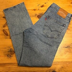 Levi's 502 Taper, “Paros Sky Is Blue” color